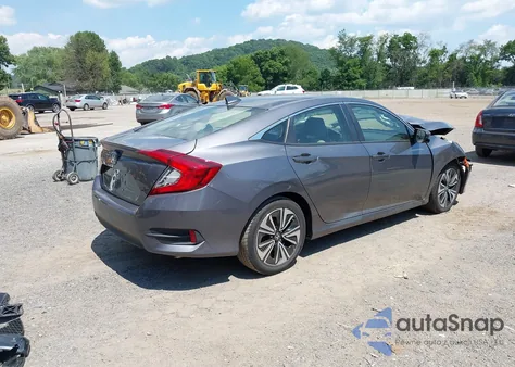 2018 Honda Civic Ex-T из США, поврежденный, VIN JHMFC1F39JX036740